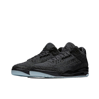 Jordan Brand Air Jordan 3 儿童休闲运动鞋 灰绿编织/夜光底 42.5