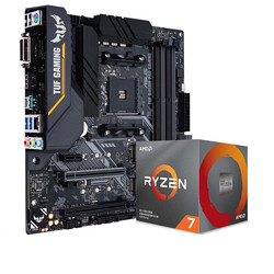 AMD 锐龙 R7-3700X CPU处理器 + ASUS 华硕 TUF B450M-PRO GAMING 主板 套装