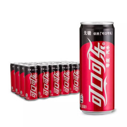 Coca-Cola 可口可乐 无糖 零度可乐 330ml*24瓶