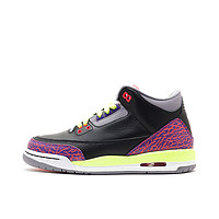 Jordan Brand Air Jordan 3 儿童休闲运动鞋 黑紫 36.5
