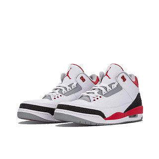 Jordan Brand Air Jordan 3 儿童休闲运动鞋 火焰红(2013) 45