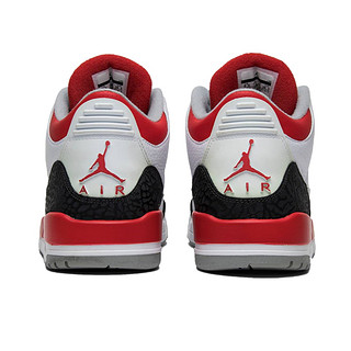 Jordan Brand Air Jordan 3 儿童休闲运动鞋 火焰红(2013) 37.5