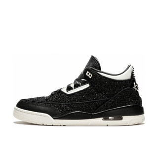 Jordan Brand Air Jordan 3 儿童休闲运动鞋 黑色亮点 36