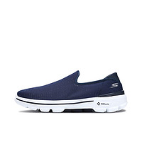 SKECHERS 斯凯奇 Skechers  Go Walk 3 运动板鞋 54062-NVW 蓝白一脚蹬 39.5