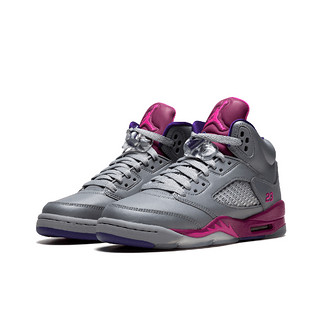 NIKE 耐克 Air Jordan 5 篮球鞋 灰紫 39