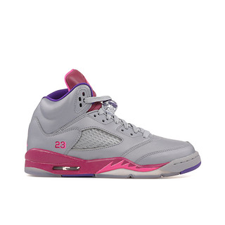 NIKE 耐克 Air Jordan 5 篮球鞋 灰紫 39