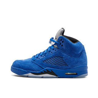 NIKE 耐克 Air Jordan 5 篮球鞋 蓝麂皮 36