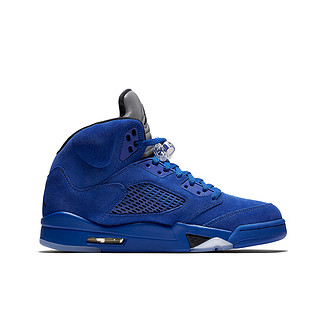 NIKE 耐克 Air Jordan 5 篮球鞋 蓝麂皮 36