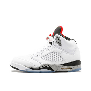 NIKE 耐克 Air Jordan 5 篮球鞋 白水泥 35.5