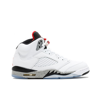 NIKE 耐克 Air Jordan 5 篮球鞋 白水泥 35.5