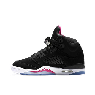 NIKE 耐克 Air Jordan 5 篮球鞋 黑粉色 38