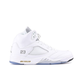 NIKE 耐克 Air Jordan 5 篮球鞋 白银 47.5