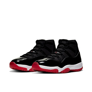 NIKE 耐克 Air Jordan 11 篮球鞋 黑红/2019 35.5