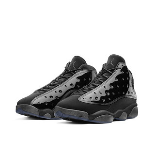 NIKE 耐克 Air Jordan 13 篮球鞋 黑/亚光漆皮 36