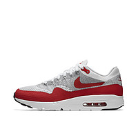 NIKE 耐克 Nike Air Max 1 Flyknit 跑鞋 843387-101 灰红 38