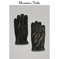 Massimo Dutti 01301047800 男士皮革手套