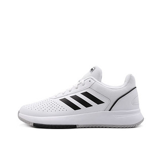 adidas 阿迪达斯 adidas Courtsmash 网球鞋 白黑F36718 44.5/275