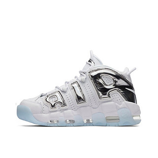 NIKE 耐克 Nike Air More Uptempo 篮球鞋 液态银 39