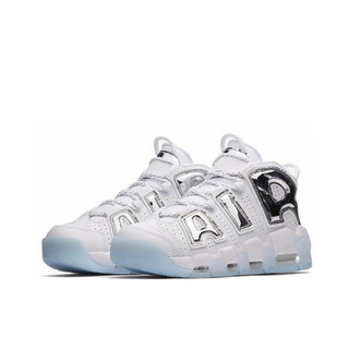 NIKE 耐克 Nike Air More Uptempo 篮球鞋 液态银 39