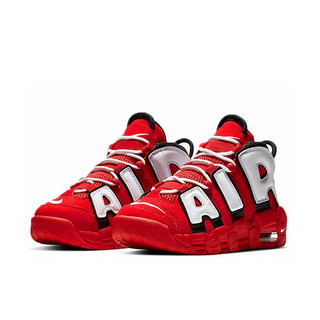 NIKE 耐克 Nike Air More Uptempo 篮球鞋 红白黑 37.5