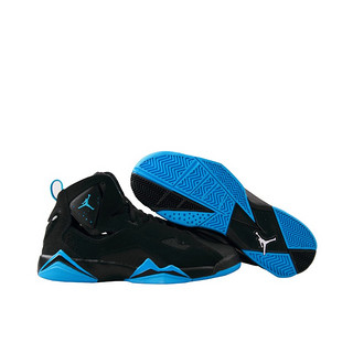 NIKE 耐克 Air Jordan True Flight 篮球鞋 黑北卡蓝 36