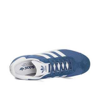 adidas 阿迪达斯 adidas Originals Gazelle II 运动板鞋  BB2757 天蓝/白 44.5