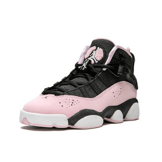 NIKE 耐克 Air Jordan 6 Rings 篮球鞋 粉黑 42