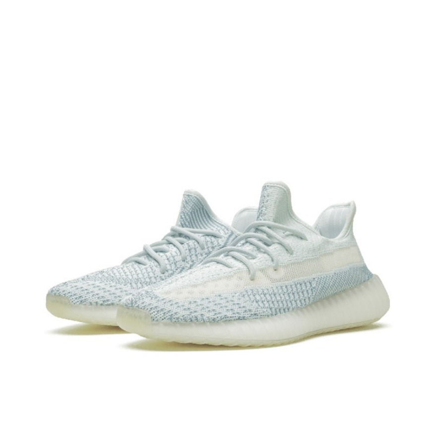 adidas Originals Yeezy 350 V2 Boost 中性跑鞋 FW5317 冰蓝满天星 36.5