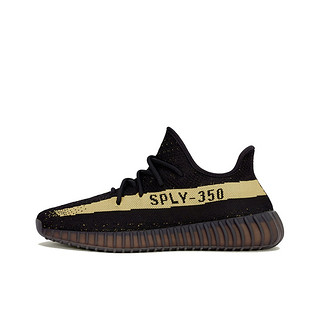 adidas 阿迪达斯 adidas Yeezy 350 Boost V2 跑鞋 黑/米黄 42