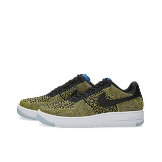 NIKE 耐克 Nike Air Force 1 Ultra Flyknit 儿童休闲运动鞋 军绿Low 36