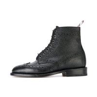 Thom Browne 卵石纹翼尖靴 FFB018A00198 高跟鞋