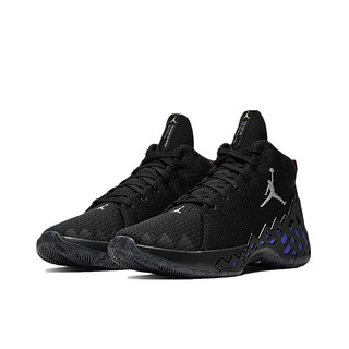 NIKE 耐克 Jordan Jumpman Diamond 篮球鞋 黑色/蓝红鸳鸯 46