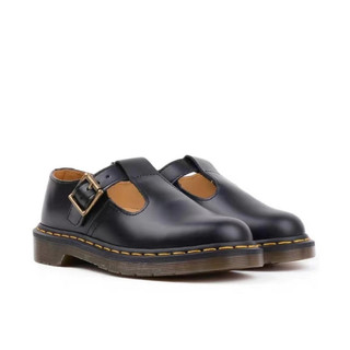 Dr.Martens 平滑皮质布洛克鞋 DMSPOL14852 高跟鞋