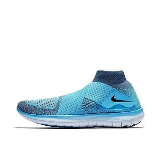 NIKE 耐克 Nike Free RN Motion FK 2017 跑鞋 氯蓝/暗紫灰/赛车粉/黑色 38.5