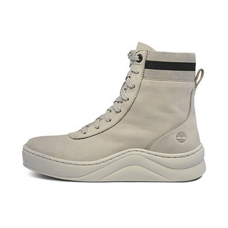 Timberland 添柏岚 Timberland Ruby Ann Leather And Fabric Hightop Sneaker 户外休闲鞋