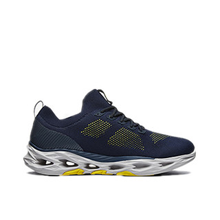 SKECHERS 斯凯奇 Skechers GO RUN VORTEX 跑鞋 海军蓝色/黄色 39.5