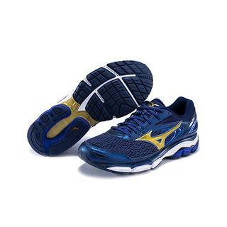 Mizuno 美津浓 Mizuno Wave Inspire 13 跑鞋 蓝金色 39