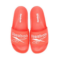 Reebok 锐步 Reebok Classic Slide 运动板鞋 橘红/字母Logo 44.5