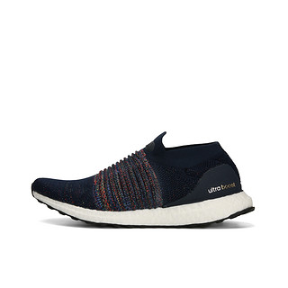 adidas 阿迪达斯 adidas Ultra Boost Laceless 跑鞋 黑彩虹 42.5