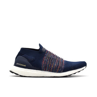 adidas 阿迪达斯 adidas Ultra Boost Laceless 跑鞋 黑彩虹 42.5