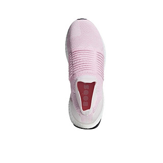 adidas 阿迪达斯 adidas Ultra Boost Laceless 跑鞋 粉色+浅粉 36