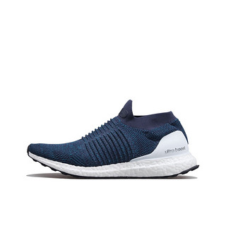 adidas 阿迪达斯 adidas Ultra Boost Laceless 跑鞋 蓝白色 40.5