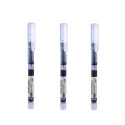 得力 S856 直液式走珠笔 0.5mm全针管 3支装