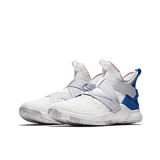 NIKE 耐克 Nike LeBron Soldier 12 篮球鞋 白蓝色 41