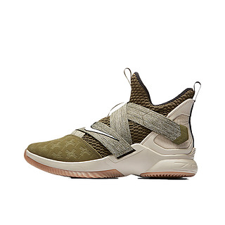 NIKE 耐克 Nike LeBron Soldier 12 篮球鞋 橄榄绿 44.5