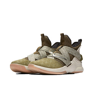 NIKE 耐克 Nike LeBron Soldier 12 篮球鞋 橄榄绿 44.5