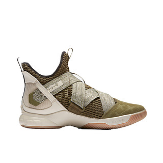 NIKE 耐克 Nike LeBron Soldier 12 篮球鞋 橄榄绿 44.5