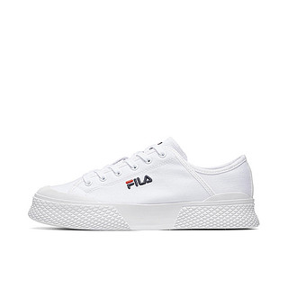 FILA 斐乐 FILA 舒适时尚休闲板鞋 F12W024417F 运动帆布鞋