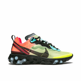 NIKE 耐克 React Element 87 男子跑鞋 AQ1090-700 红绿 41