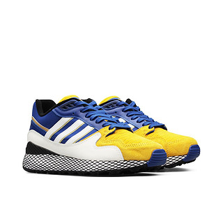 adidas Originals Ultra Tech 龙珠联名款 贝吉塔 中性跑鞋 D97054 蓝色/黄色/白色 44.5